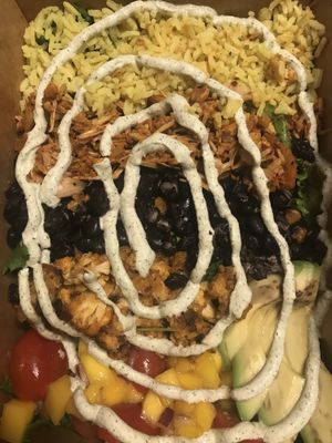 Mexican bowl at Shayna B's By The Sea in Westbrook