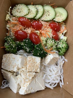 Buddha bowl to go  at Shayna B's By The Sea in Westbrook