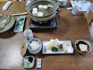   at Kisaki Yudoufu in Kyoto