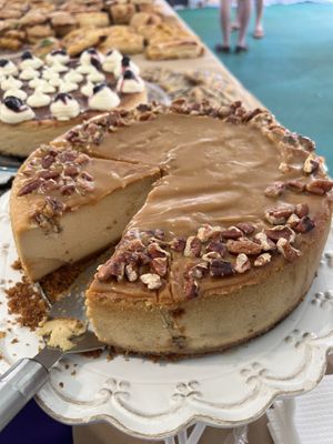 Vegan Caramel Cheese Cake   at Vegan Goods Market in Cape Town