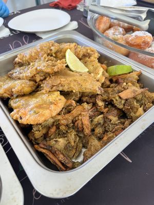 Vegan Fish   at Vegan Goods Market in Cape Town