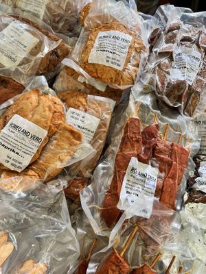 Plant based meats   at Vegan Goods Market in Cape Town