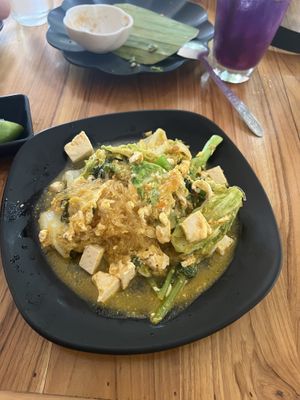 Fried Sukiyaki  at Phonheuang Cafe in Luang Prabang