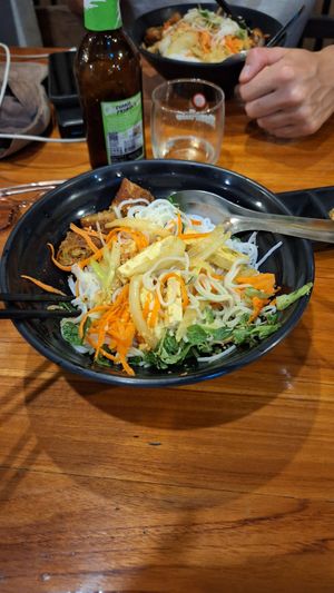 I had already started eating so not as beautifully presented, but still delicious at Phonheuang Cafe in Luang Prabang