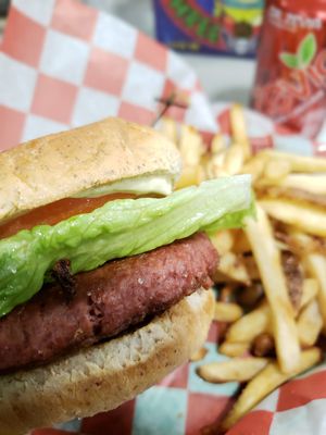 Vegan Beyond Burger at Brewhouse 41 Tap & Grill in Schererville