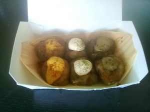 Flavour mix at Bǎo Gū Shāo 寶菇燒 - Mushyaki in Taipei