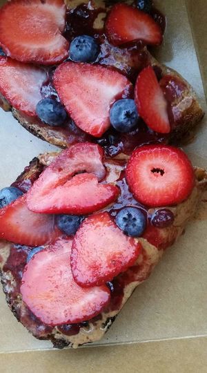 Almond butter toast at SPRO Coffee Lab in San Francisco