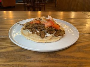 Greek Gyro ❤️ at The Vegan Nest in Clinton
