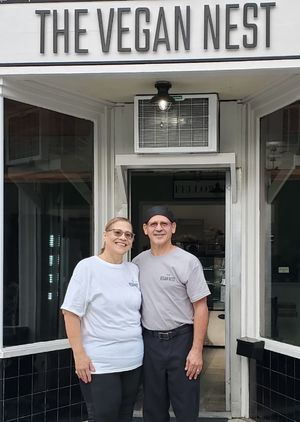 Meet Chef/Owner Edgardo Velez and his wife Baker/Owner Nedys Velez at The Vegan Nest in Clinton