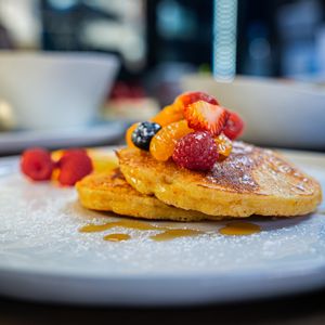 Chef's Favorite: Orange Granola Pancake at The Vegan Nest in Clinton
