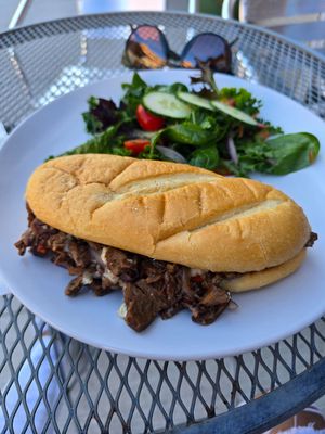 The Philly. Simply delicious. at The Vegan Nest in Clinton