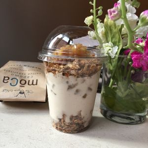 Cashew Yogurt Parfait  at The Vegan Nest in Clinton
