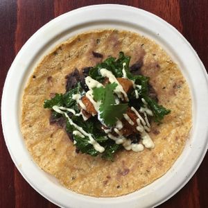 Sweet Potato Tacos  at The Vegan Nest in Clinton