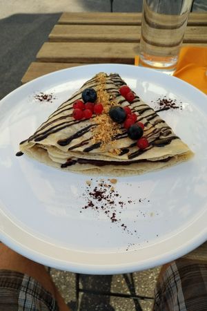 Schoko-Nougat-Banane at Griesou in Graz