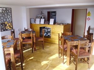 Tearoom Interior at The Mortar & Pestle Vegan Tearoom in Dymchurch