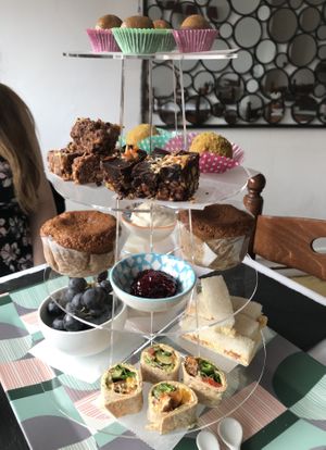 Special afternoon tea prepared on request at The Mortar & Pestle Vegan Tearoom in Dymchurch