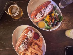 Vegan dogs  at Beelman's in Los Angeles