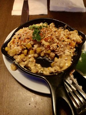 Elote (corn) skillet  at Beelman's in Los Angeles