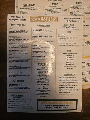  at Beelman's in Los Angeles