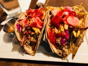 Tacos at Beelman's in Los Angeles