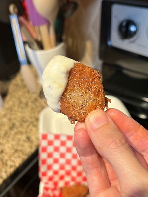 Lemon Pepper DIPPED in Vegan Ranch  at Heavenly Buffaloes in Durham