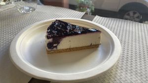 Blueberry Cheesecake  at Missfagiola in Bologna