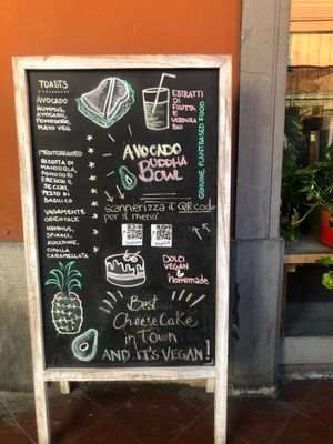 Their A sign. at Missfagiola in Bologna