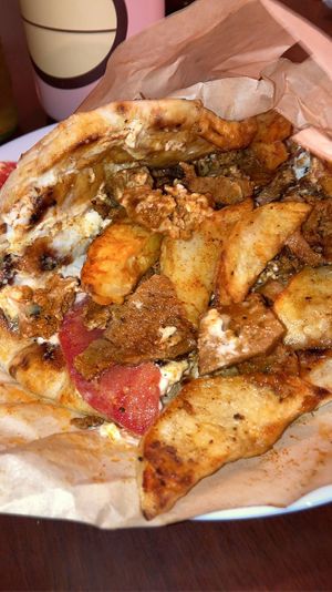 seitan gyro at Peas in Athens