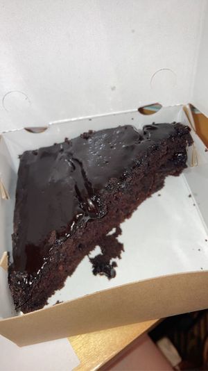 chocolate cake! at Peas in Athens