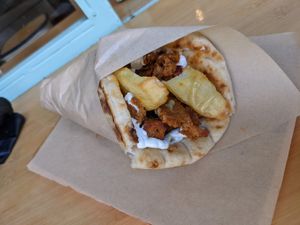 SEITAN GYROS at Peas in Athens