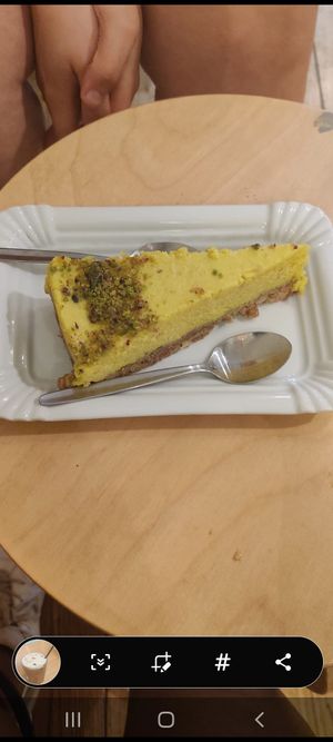 Lemon Tart at Peas in Athens