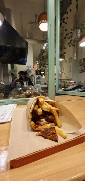 Seitan at Peas in Athens