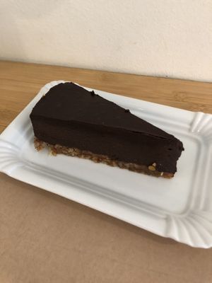 Avocado Chocolate Tarte  at Peas in Athens