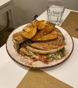 Meal  at Peas in Athens