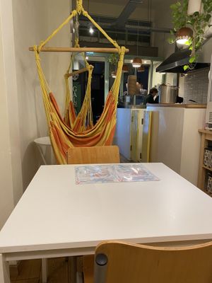 Seating  at Peas in Athens