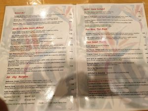 Menu June 2023 at Peas in Athens