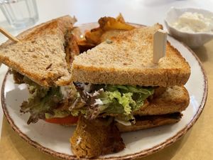 Seitan club, €9.50  at Peas in Athens