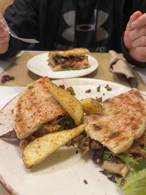 Peas… something! Also delicious! Could have used some extra sauce, but still 10/10  at Peas in Athens