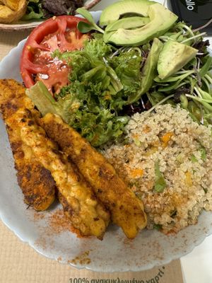 Teriyaki Tempeh   at Peas in Athens