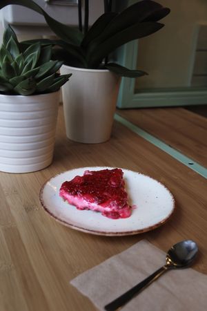 Vegan Cheesecake  at Peas in Athens