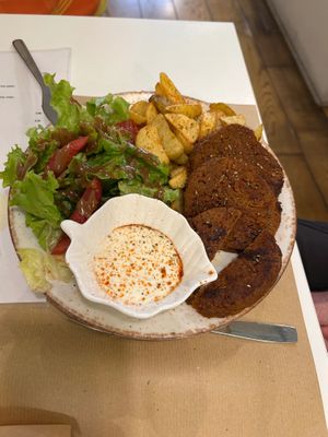 Steak plate at Peas in Athens