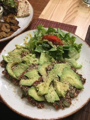 Avocado crackers  at Peas in Athens