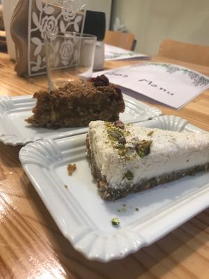 Coconut cream and apple pie  at Peas in Athens