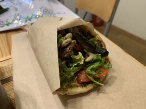 Souvlaki at Peas in Athens