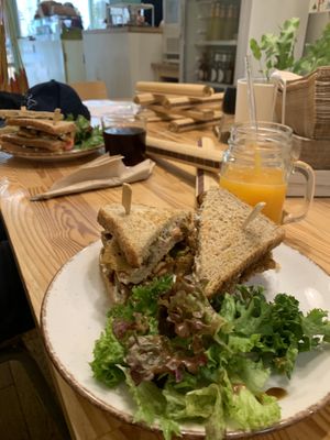 Club Sandwich  at Peas in Athens