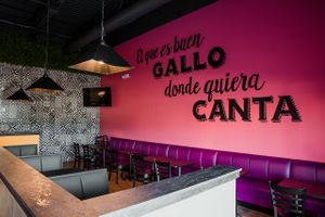 Decor at Las Pupusas del Itacate in Pharr