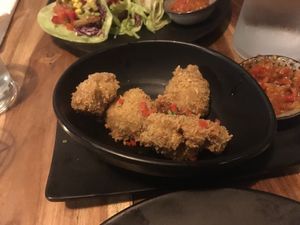 cauliflower buffalo wings at The Loft in Canggu