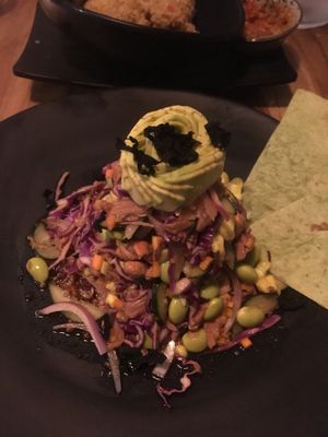 jackfruit poke bowl at The Loft in Canggu