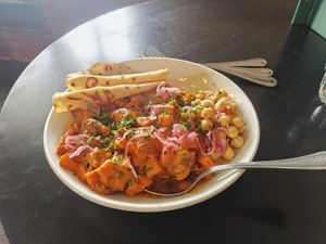 Winter Vegetable Curry at Merchants Pub and Plate in Lawrence