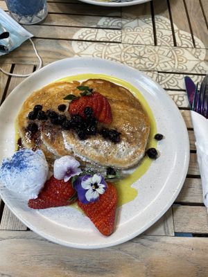 Pancakes at Nature Cafe/Bar in Frankston